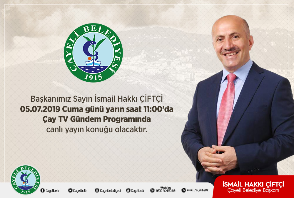 ÇAY TV CANLI YAYINA DAVET