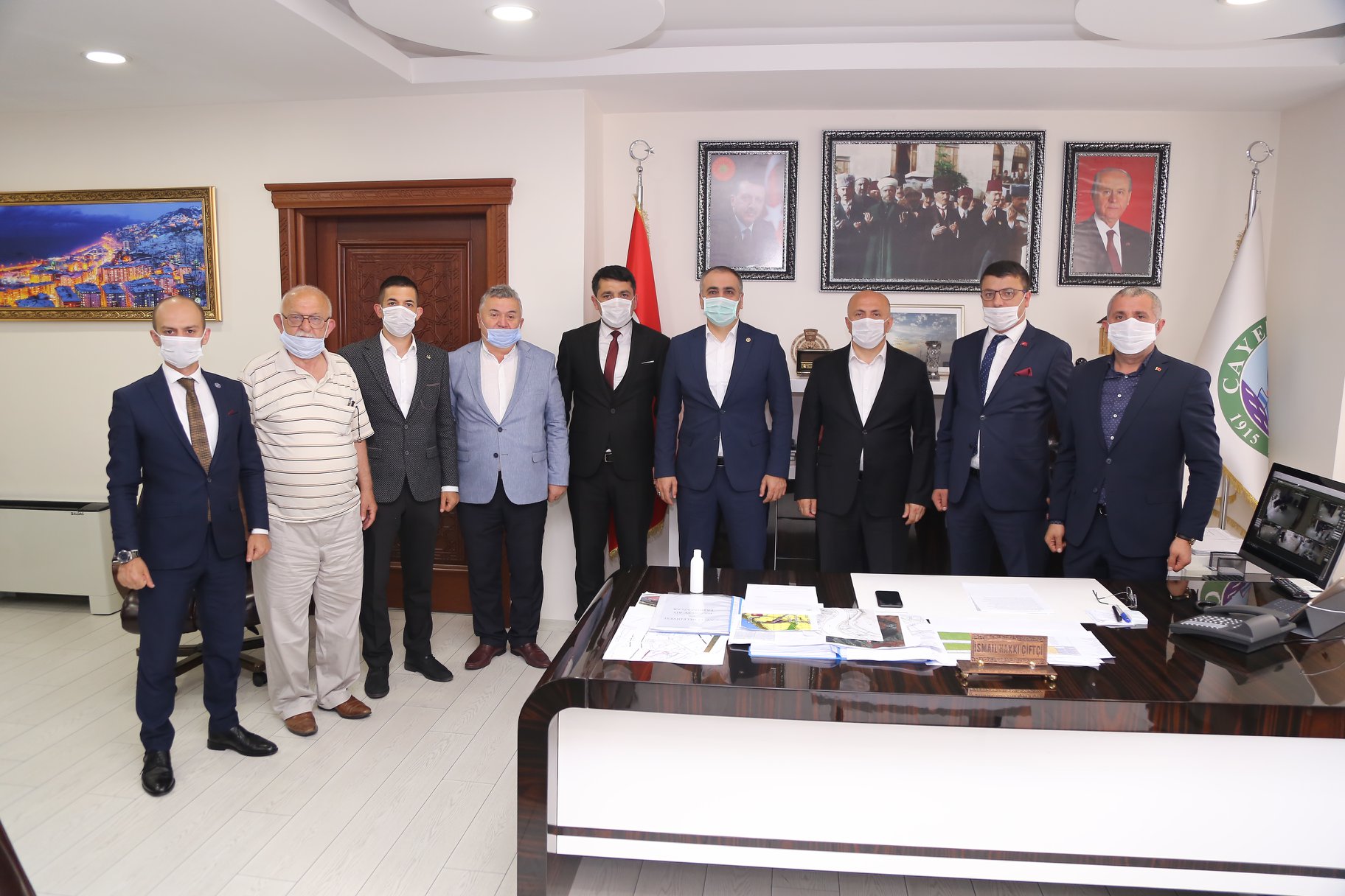 MHP HATAY MİLLETVEKİLİ LÜTFİ KAŞIKÇI ve MYK ÜYESİ RECEP BAKIRCI’DAN ZİYARET
