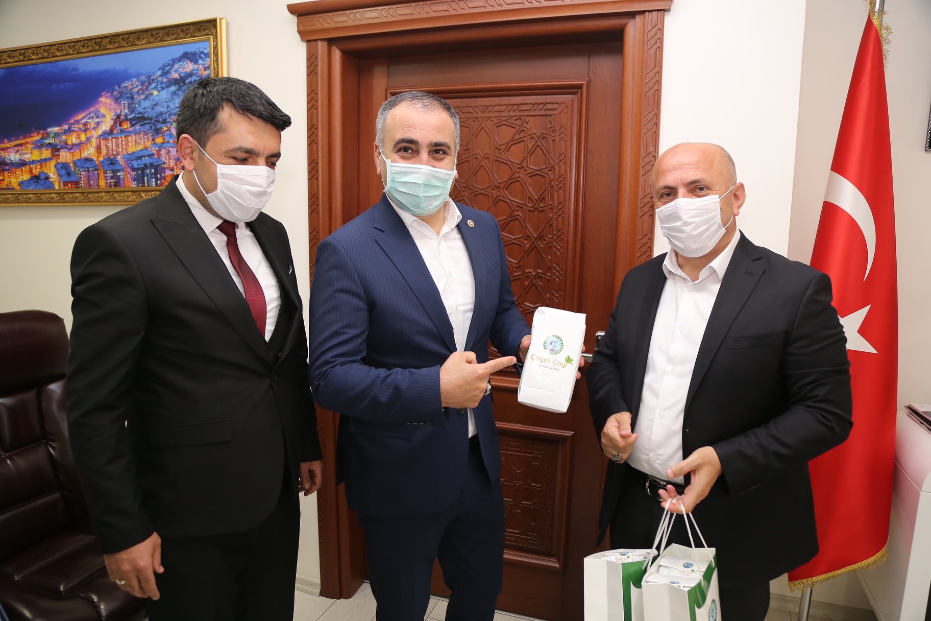 MHP HATAY MİLLETVEKİLİ LÜTFİ KAŞIKÇI ve MYK ÜYESİ RECEP BAKIRCI’DAN ZİYARET