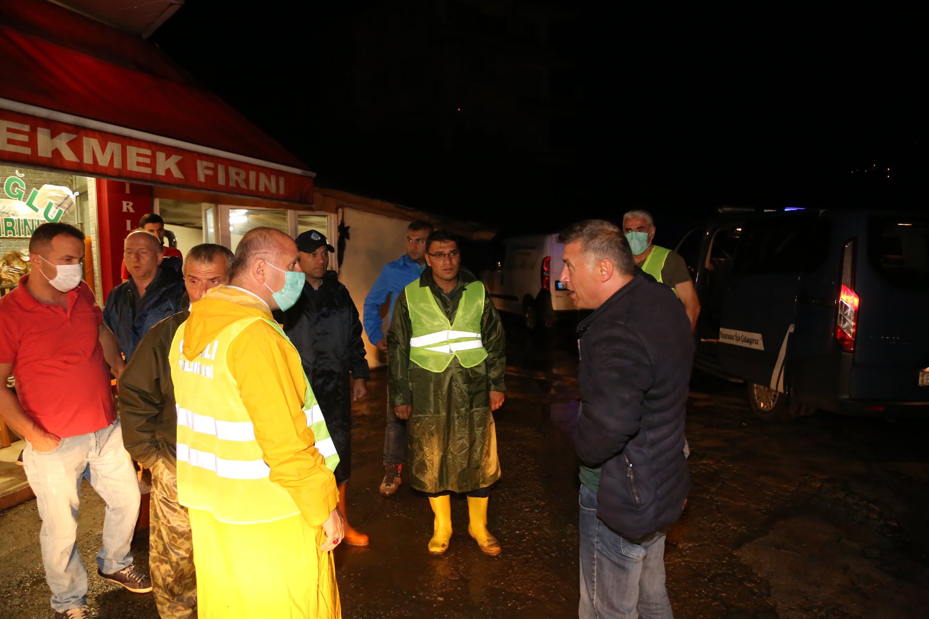 BAŞKANIMIZ SEL FELAKETİ YAŞANAN BÖLGEDE