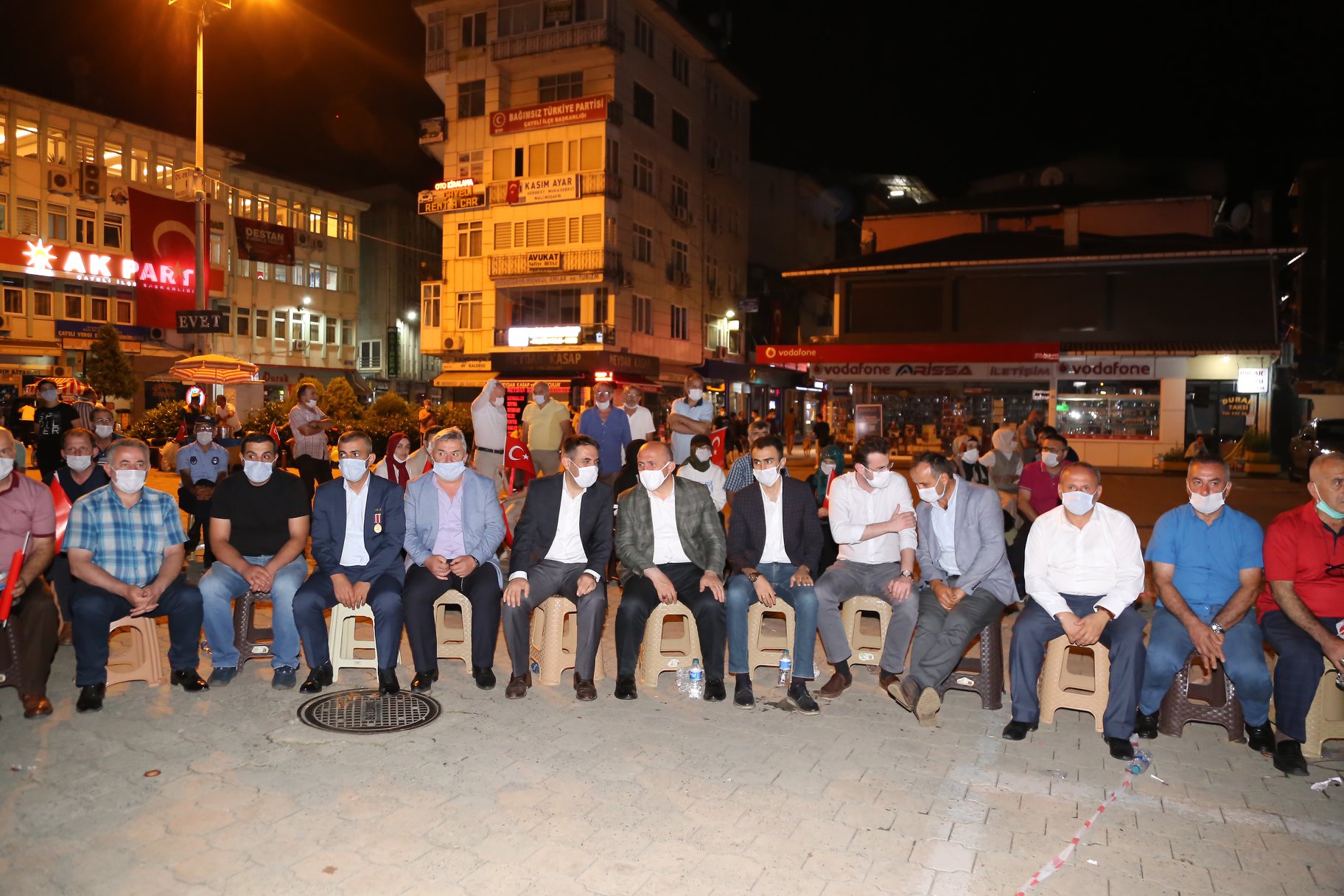 15 TEMMUZ’UN 4.YILINDA İLÇEMİZDE ANMA TÖRENİ DÜZENLENDİ
