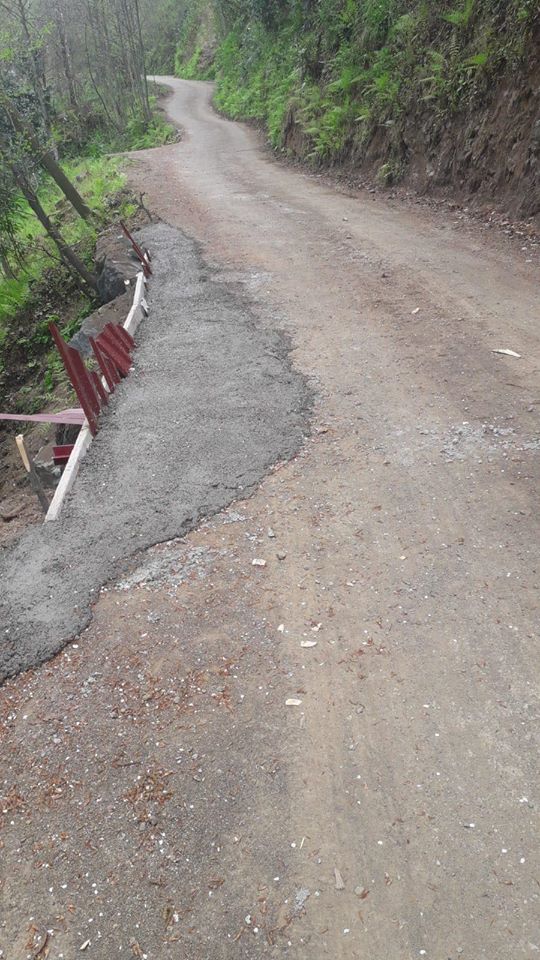 KÜÇÜKTAŞHANE MAHALLESİNDE BETONLAMA YAPILDI