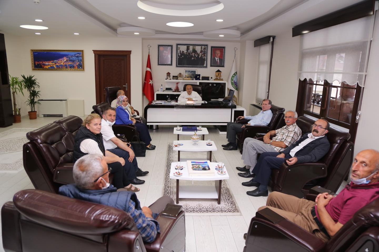 GEÇMİŞ OLSUN ZİYARETLERİ DEVAM EDİYOR