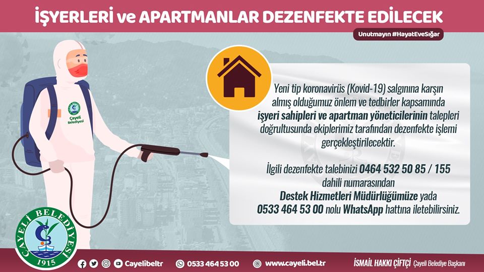 SAĞLIĞINIZ İÇİN ÇALIŞIYORUZ