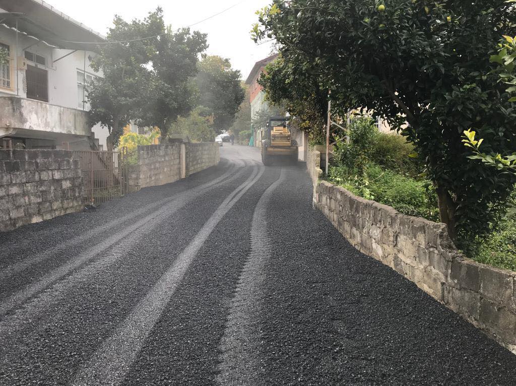 LİMANKÖY MAHALLEMİZİN ANA YOLU ASFALTLANMAYA BAŞLANDI