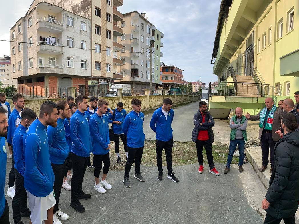 ÇAYELİSPORUMUZUN İLK MAÇINDA YANINDAYDIK