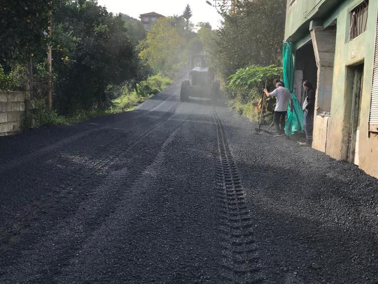 LİMANKÖY MAHALLEMİZİN ANA YOLU ASFALTLANMAYA BAŞLANDI