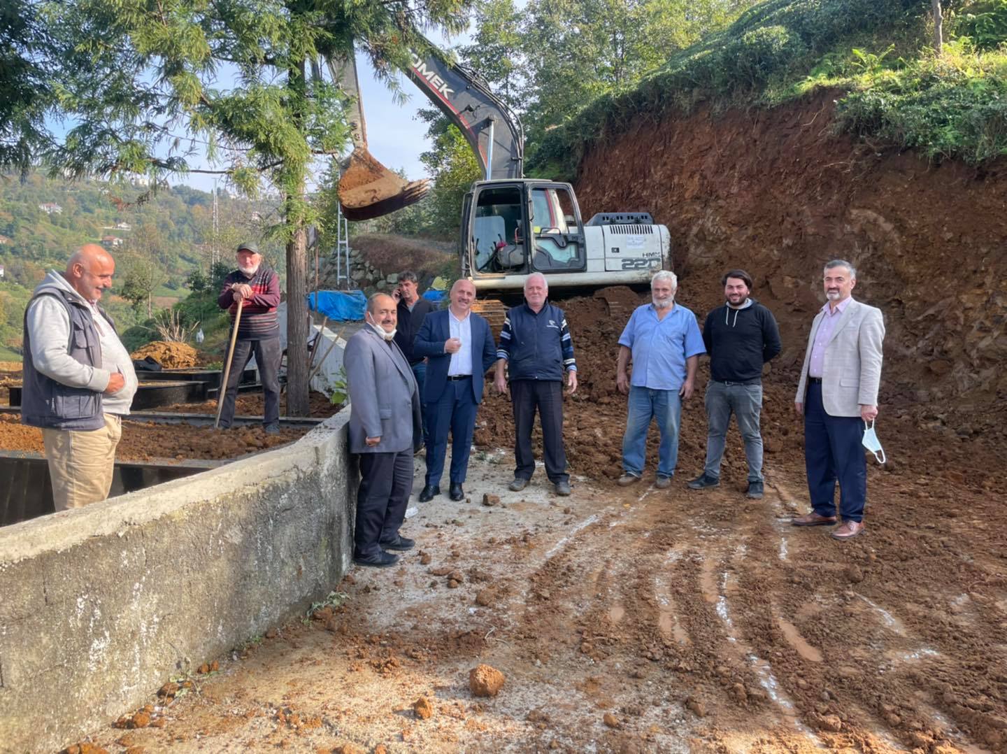 TAŞ DUVAR YAPIM ÇALIŞMALARIMIZ DEVAM EDİYOR