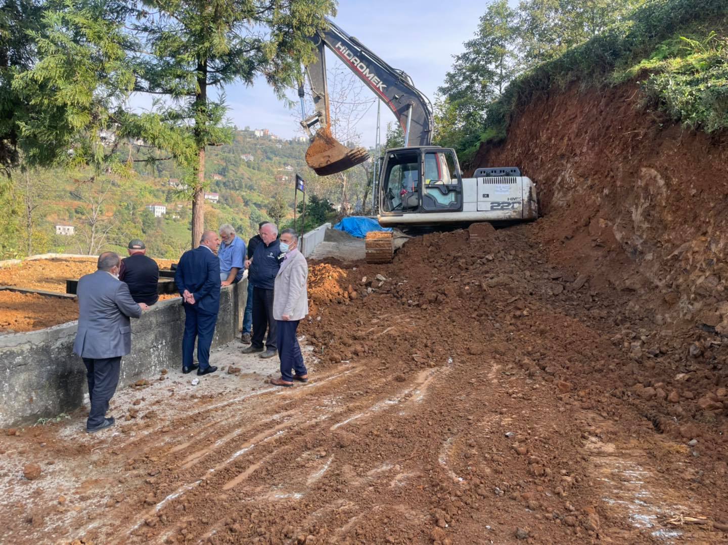 TAŞ DUVAR YAPIM ÇALIŞMALARIMIZ DEVAM EDİYOR