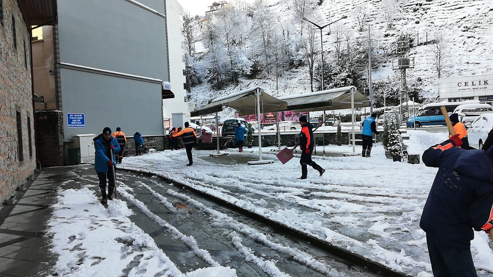 Çayeli Belediyesi Karla Mücadele Çalışmaları