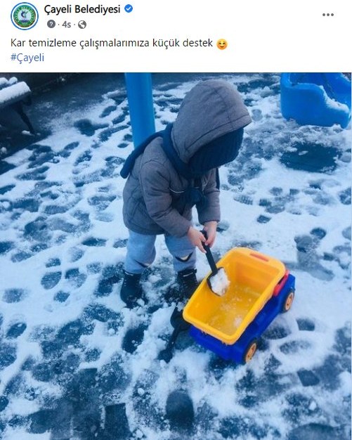 BAŞKANIMIZDAN MİNİK EYMEN'İN MAKİNE PARKINA DESTEK