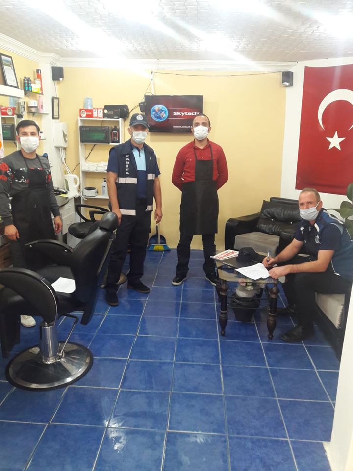  YENİ ÖNLEMLERİ ESNAFA TEBLİĞ EDİYOR