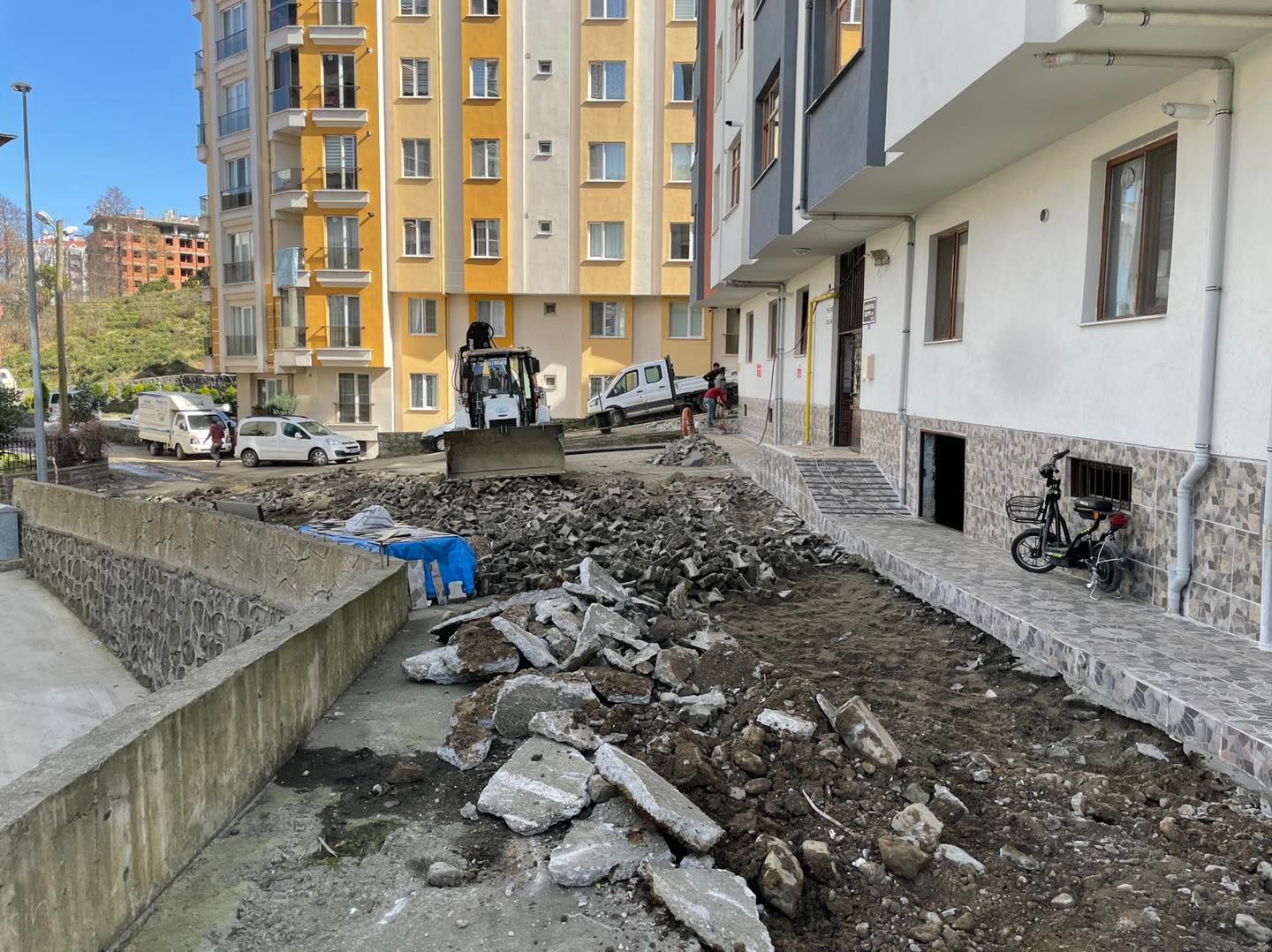 ÜSTYAPI ÇALIŞMALARIMIZ DEVAM EDİYOR