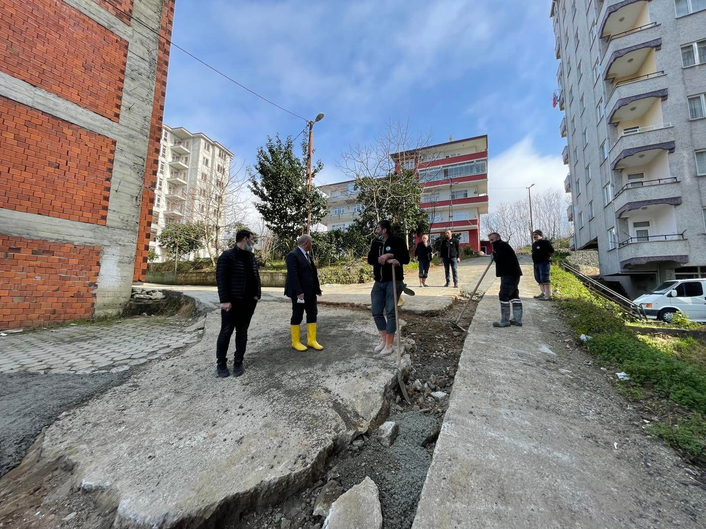 ÜSTYAPI ÇALIŞMALARIMIZ DEVAM EDİYOR
