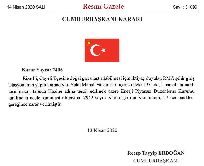 İLÇEMİZ DOĞALGAZA KAVUŞUYOR