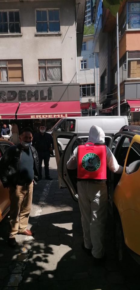 DEZENFEKTE ÇALIŞMALARIMIZ DEVAM EDİYOR