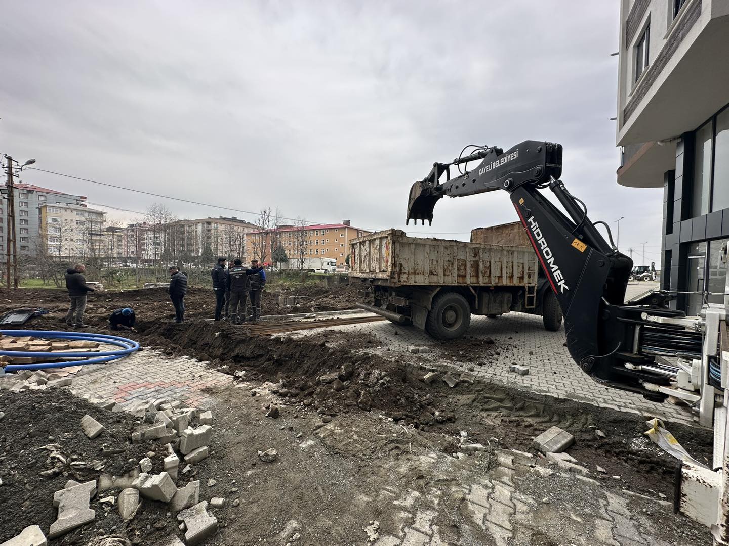 ÇAYELİMİZİN HER NOKTASINDA ÇALIŞMA VAR