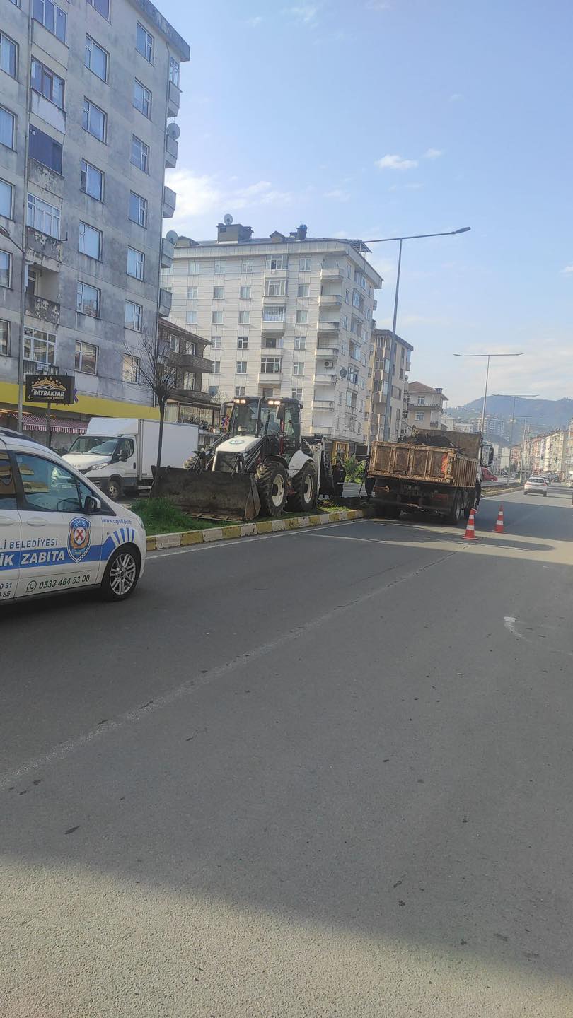ÇAYELİMİZİN HER NOKTASINDA ÇALIŞMA VAR