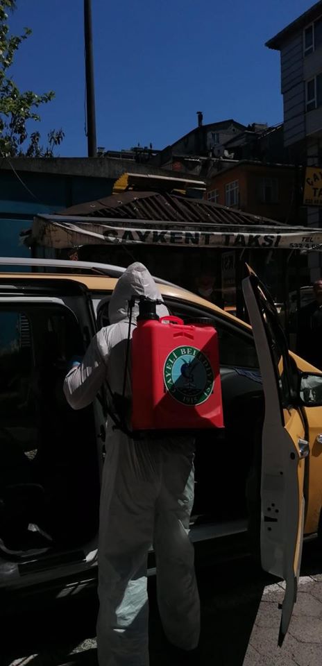 DEZENFEKTE ÇALIŞMALARIMIZ DEVAM EDİYOR