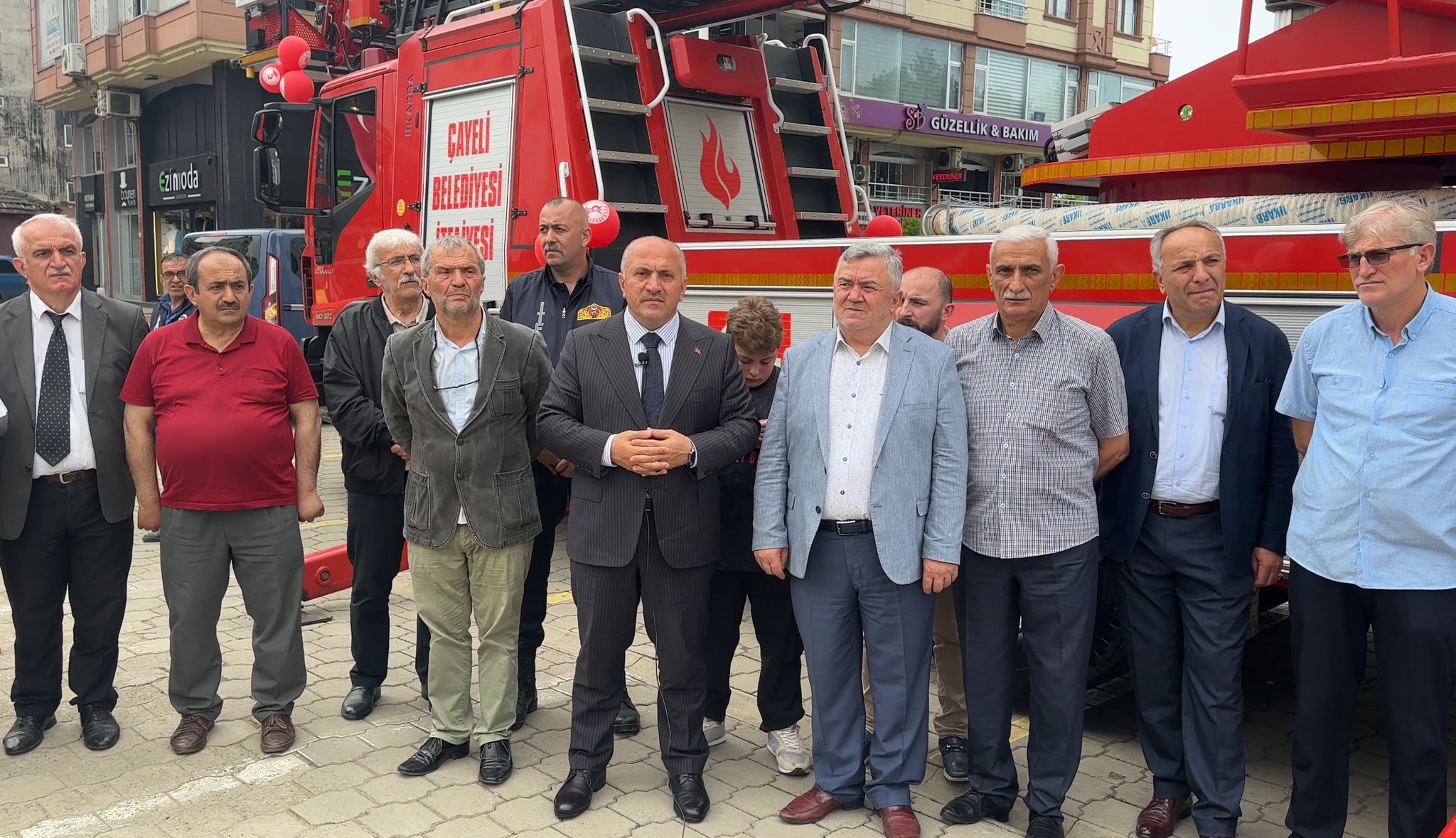 ÇAYELİ’NİN EN ÖNEMLİ İHTİYACI İDİ 32 METRE İTFAİYE ARACIMIZ HAYIRLI OLSUN
