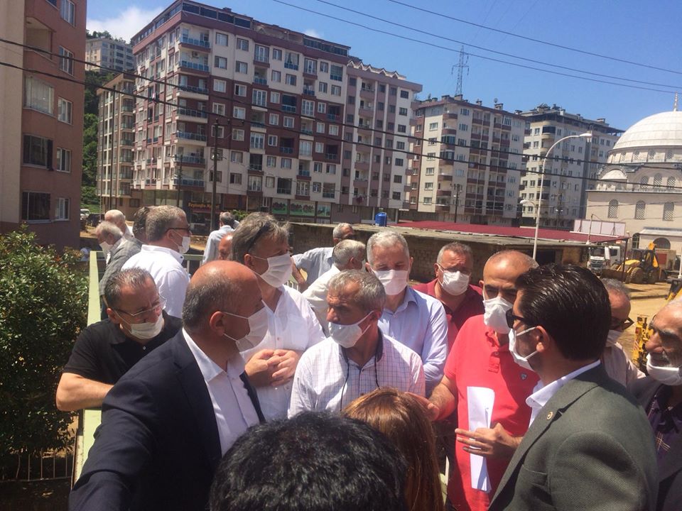 SEL FELAKETİNDEN SONRA GEÇMİŞ OLSUN ZİYARETİ
