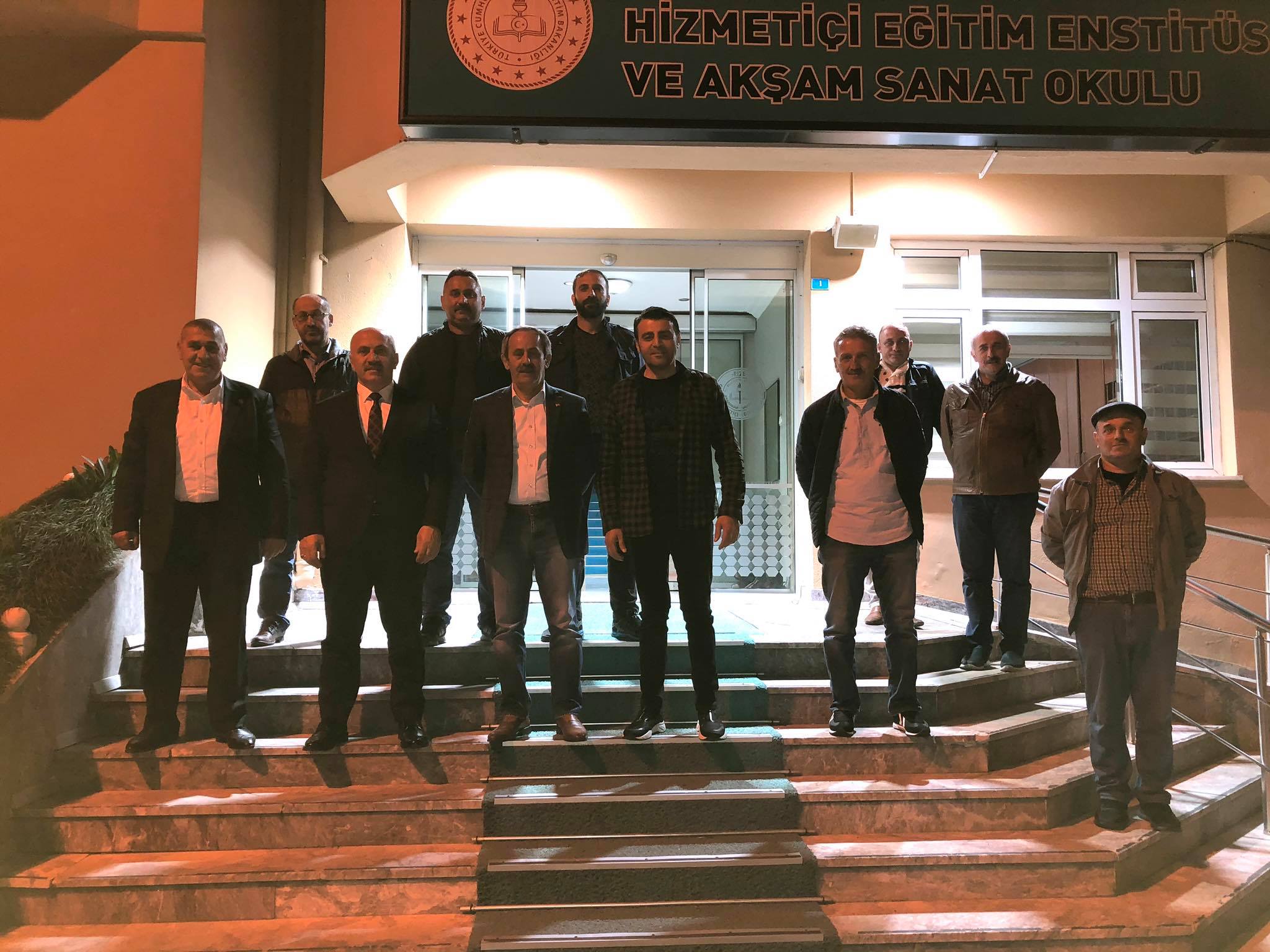 BAŞKANIMIZ MUHTARLAR İLE BİR ARADA 