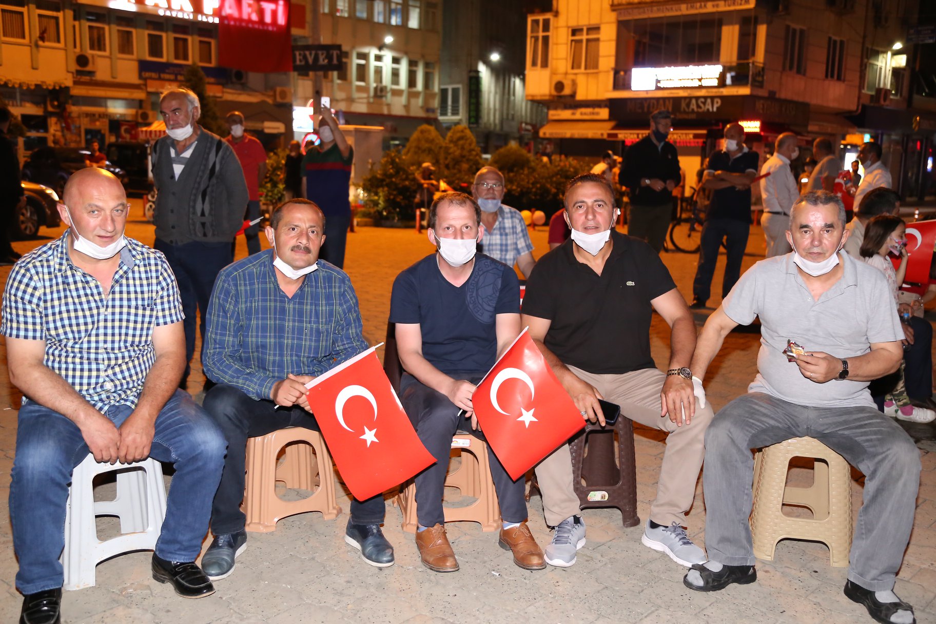 15 TEMMUZ’UN 4.YILINDA İLÇEMİZDE ANMA TÖRENİ DÜZENLENDİ