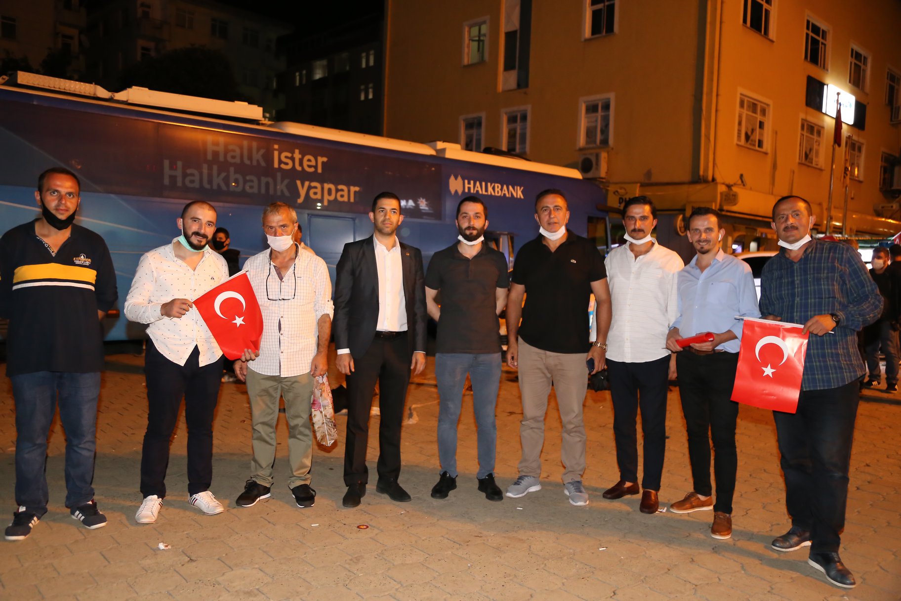 15 TEMMUZ’UN 4.YILINDA İLÇEMİZDE ANMA TÖRENİ DÜZENLENDİ