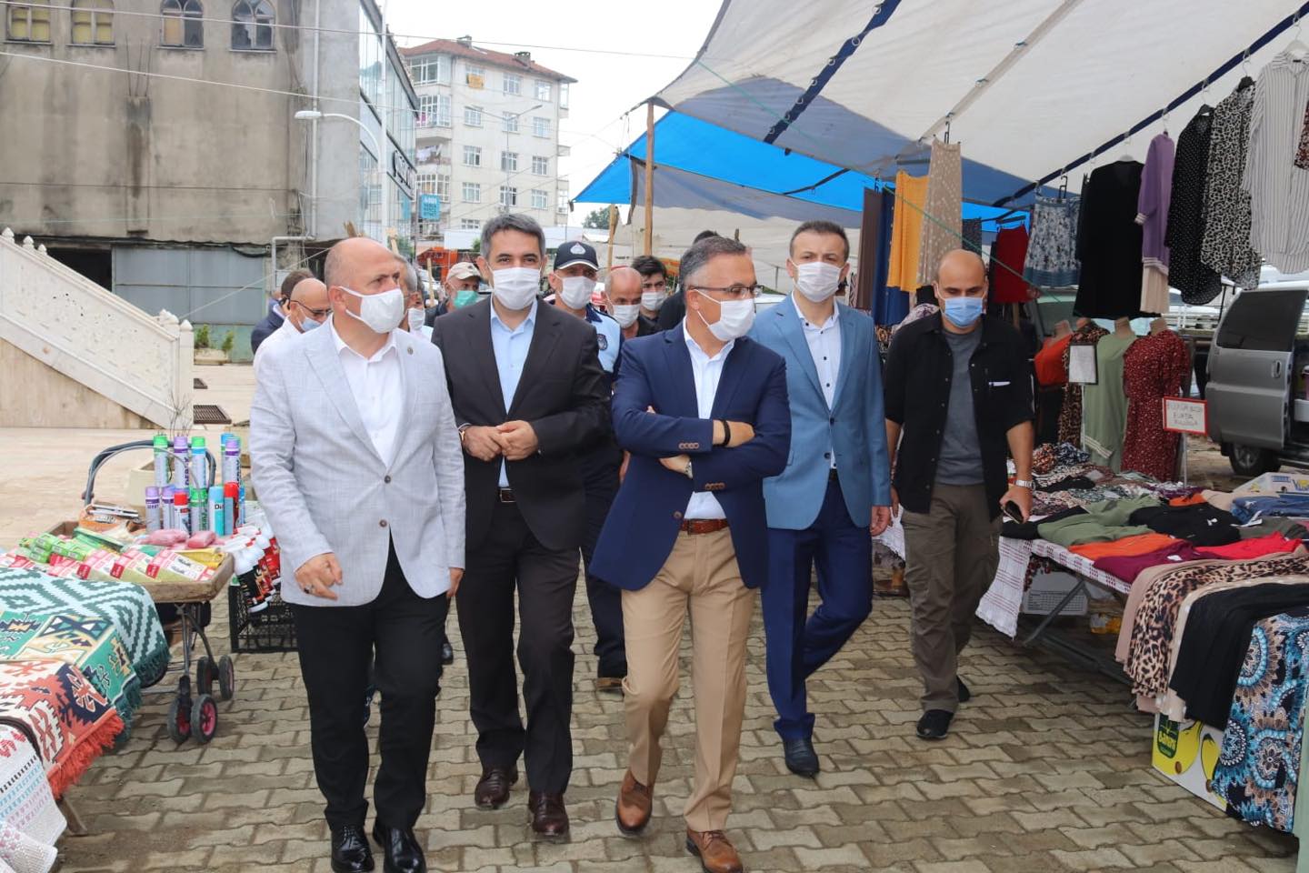 RİZE VALİMİZ SAYIN KEMAL ÇEBER İLÇEMİZDEKİ AFET BÖLGELERİNİ İNCELEDİ