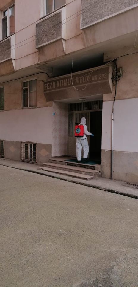 DEZENFEKTE VE SAHA ÇALIŞMALARIMIZ DEVAM EDİYOR