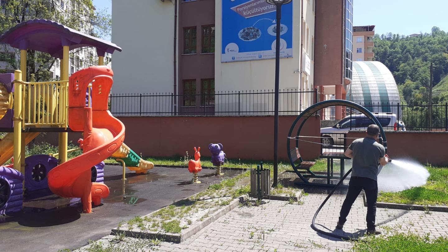 DEZENFEKTE ÇALIŞMALARIMIZ DEVAM EDİYOR