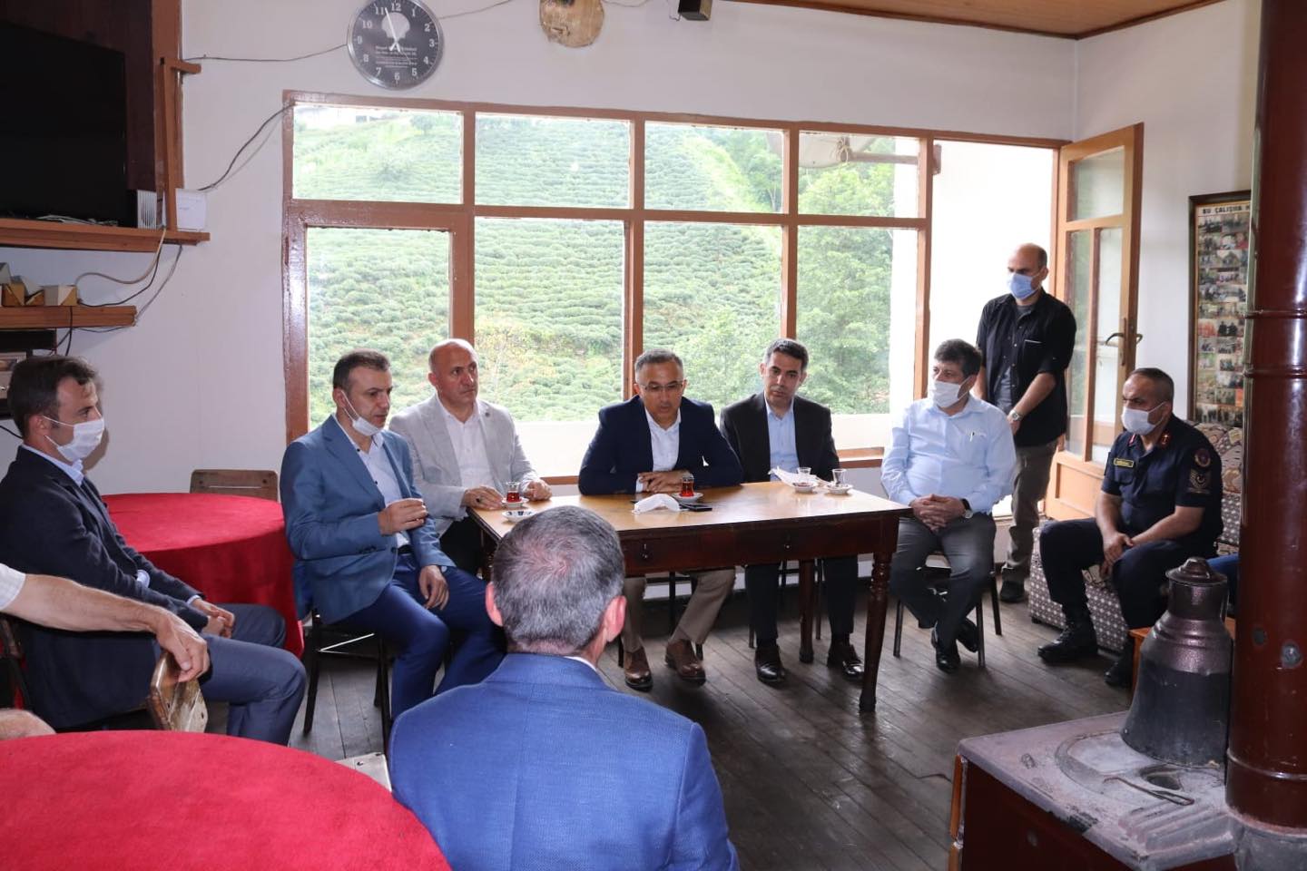 RİZE VALİMİZ SAYIN KEMAL ÇEBER İLÇEMİZDEKİ AFET BÖLGELERİNİ İNCELEDİ