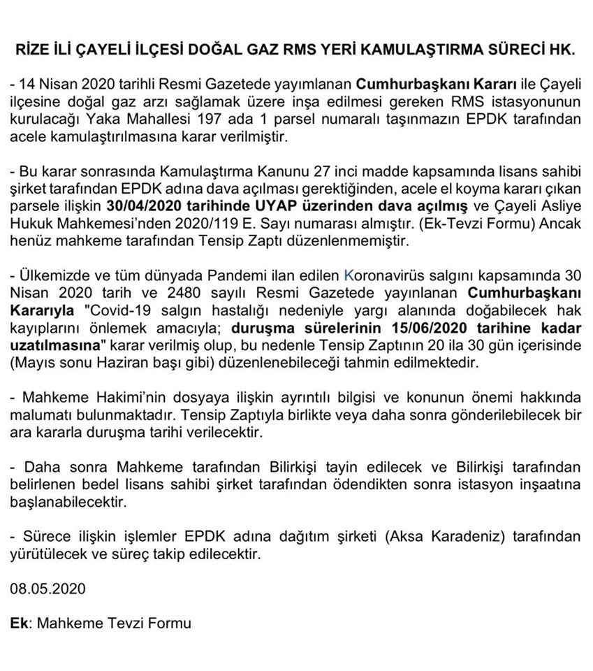 DOĞALGAZ HAKKINDA BİLGİLENDİRME