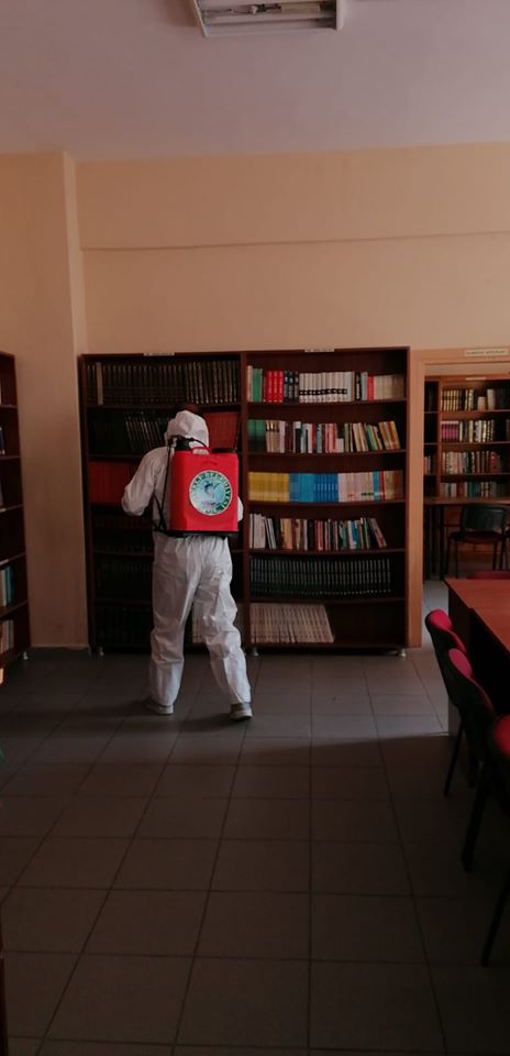 SINAV ÖNCESİ OKULLARIMIZI DEZENFEKTE EDİYORUZ