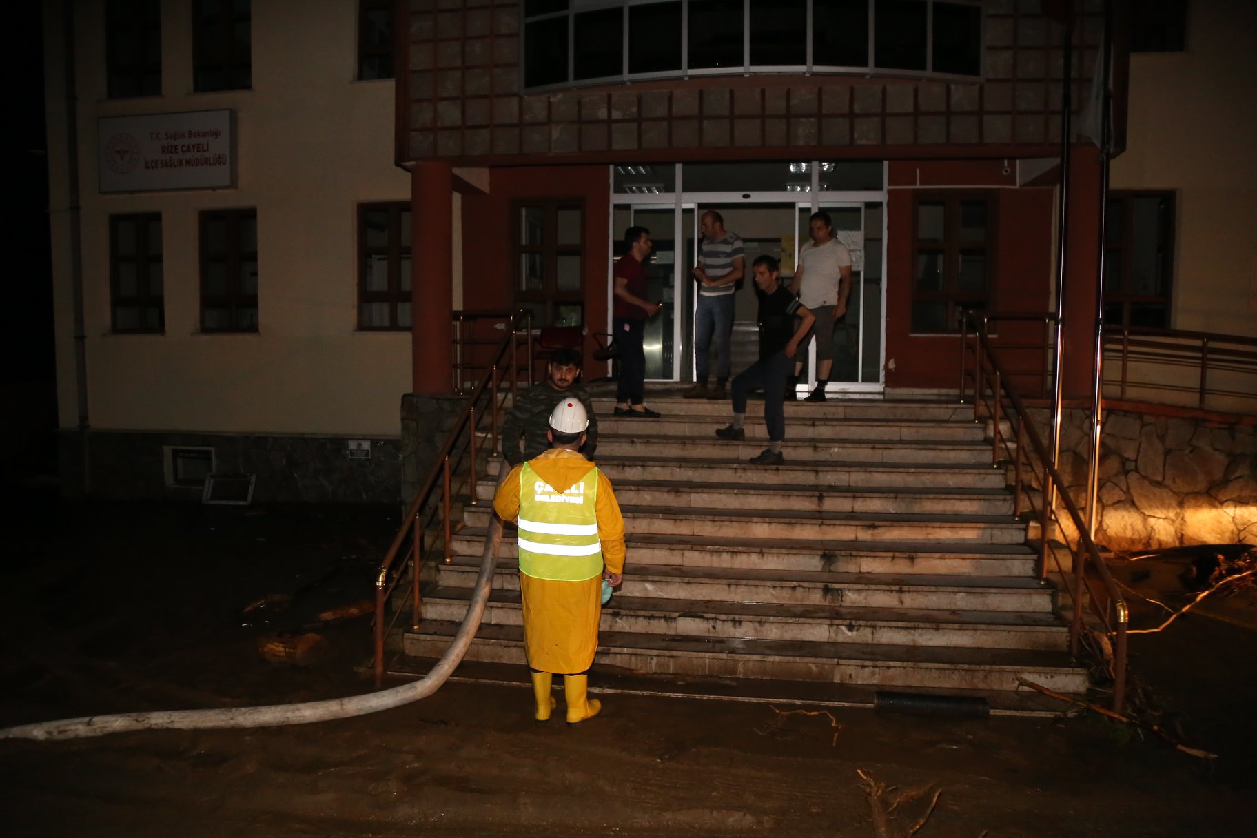 BAŞKANIMIZ SEL FELAKETİ YAŞANAN BÖLGEDE