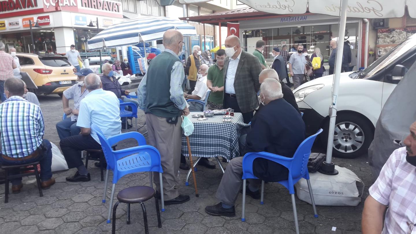BAŞKANIMIZDAN ESNAFLARA ZİYARET