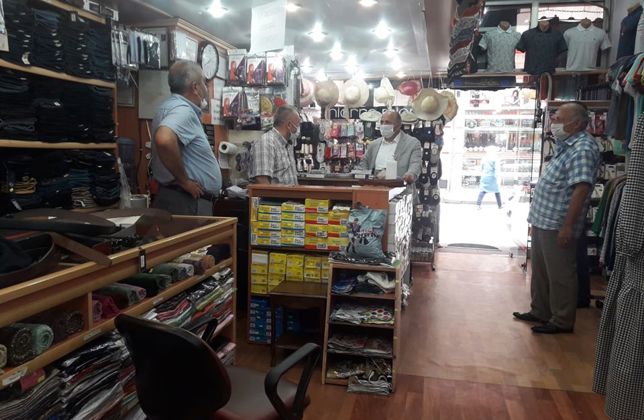 BAŞKANIMIZ AÇILIŞ SONRASI ESNAFI ZİYARET ETTİ