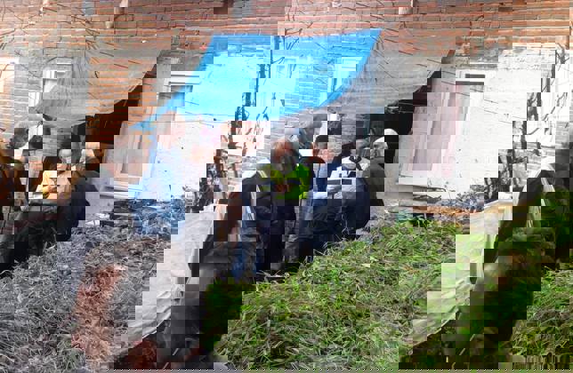 SAĞANAK YAĞIŞ SEBEBİYLE OLUŞAN HEYELAN EVİN İÇERİSİNE GİRDİ