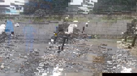 KAMPÜS İNŞAATI VE GENÇLİK MERKEZİ SAĞANAKTAN ETKİLENDİ 