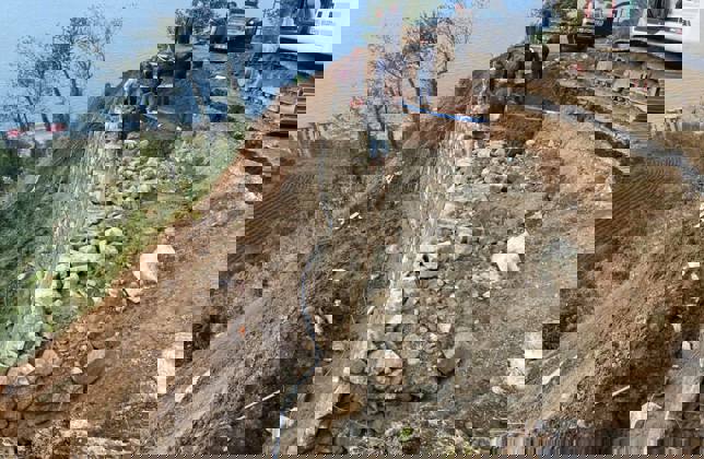 TAŞ DUVAR YAPIM ÇALIŞMALARIMIZ DEVAM EDİYOR
