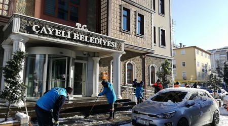 Çayeli Belediyesi Karla Mücadele Çalışmaları