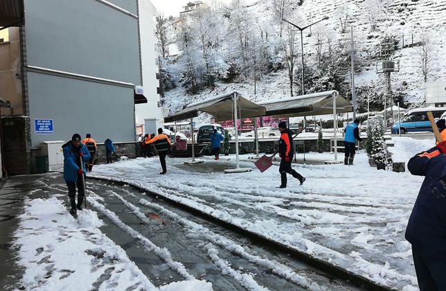 Çayeli Belediyesi Karla Mücadele Çalışmaları