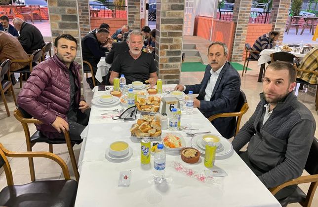MUHTARLARIMIZ VE MECLİS ÜYELERİMİZLE BİRLİKTE ORUCUMUZU AÇTIK