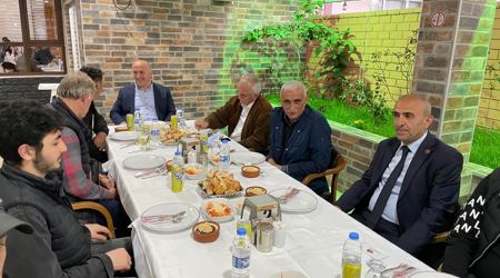 MUHTARLARIMIZ VE MECLİS ÜYELERİMİZLE BİRLİKTE ORUCUMUZU AÇTIK