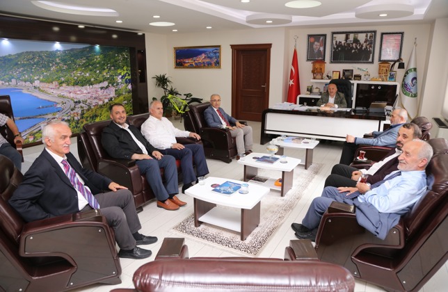 Başkanımız Misafirlerini Makamında Ağırladı.
