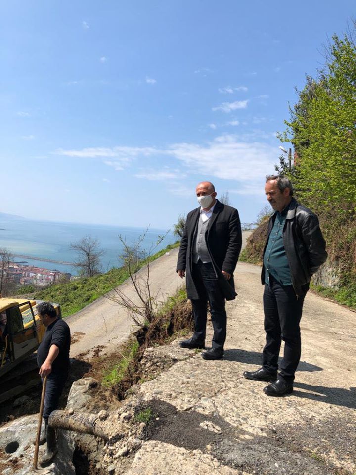 BAŞKANIMIZ SAHA ÇALIŞMALRINI İNCELEDİ