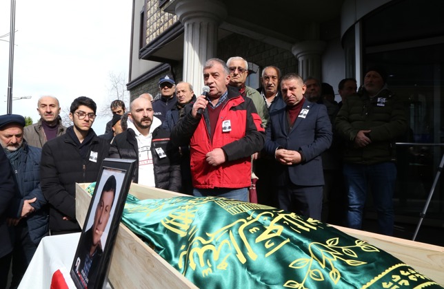 PERSONELİMİZ MEHMET SARI’YI GÖZ YAŞLARI ARASINDA SON YOLCULUĞUNA UĞURLADIK