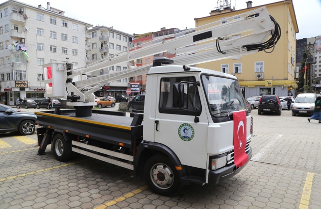 ÇAYELİ’NİN EN ÖNEMLİ İHTİYACI İDİ 32 METRE İTFAİYE ARACIMIZ HAYIRLI OLSUN