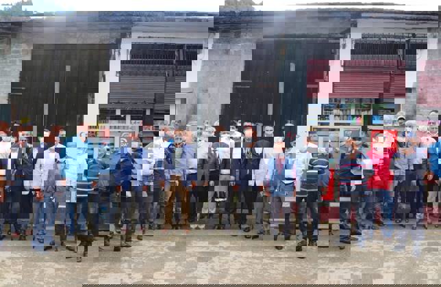 RİZE VALİMİZ SAYIN KEMAL ÇEBER İLÇEMİZDEKİ AFET BÖLGELERİNİ İNCELEDİ