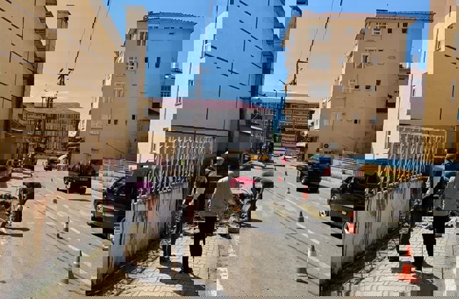 OKULLAR BÖLGESİNDE YOL GENİŞLETME ÇALIŞMASI